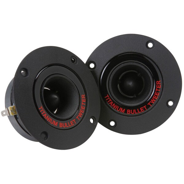 Main product image for Pyramid TW18BK Bullet Horn Super Tweeter Pair Black 270-102
